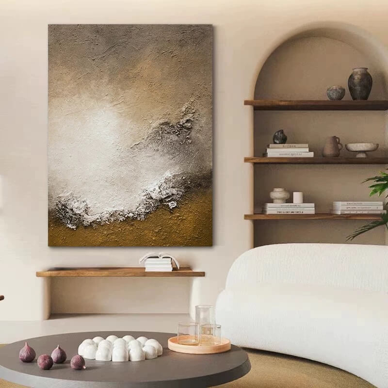 Wabi-Sabi Abstract Art Painting #wbsb21e49