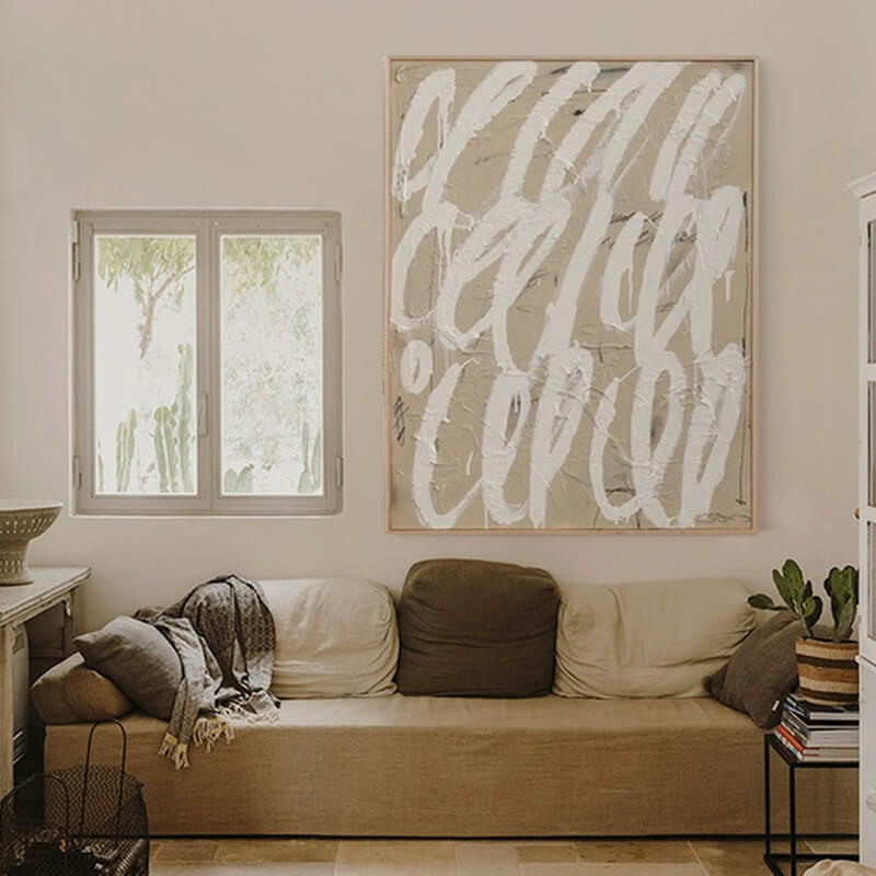 Wabi-Sabi Abstract Art Painting #WBSB21e4