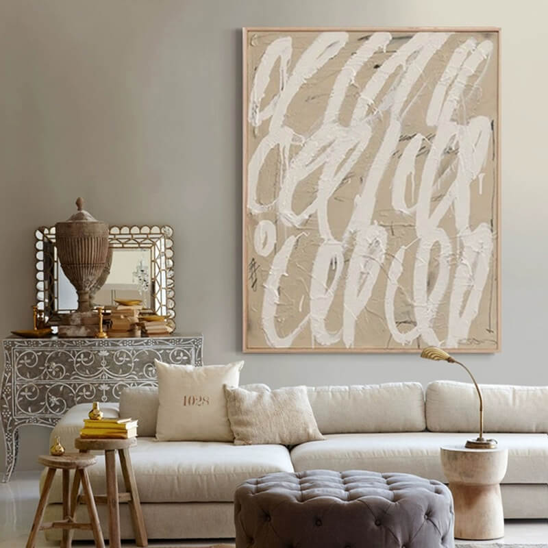 Wabi-Sabi Abstract Art Painting #WBSB21e4