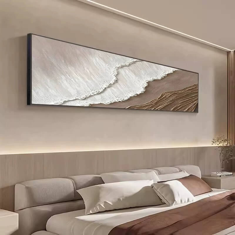 Beach Canvas Art Hand Painted Painting #wbsb21e62