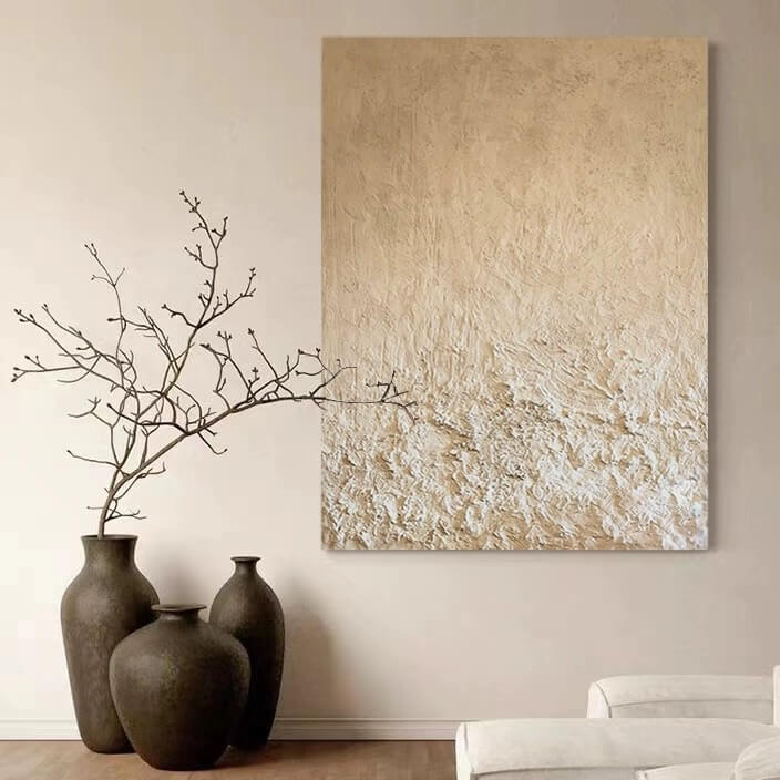 Wabi-Sabi Abstract Art Painting #wbsb21e65