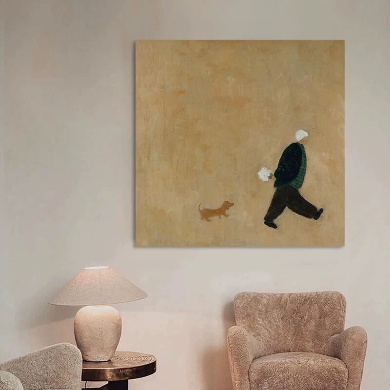 Wabi-Sabi Abstract Art Painting #wbsb21e68