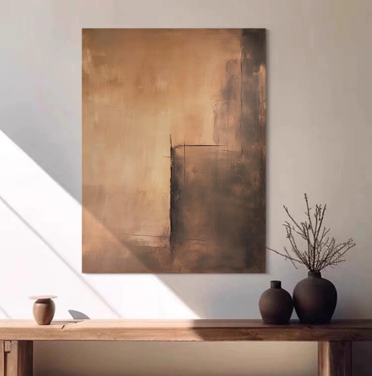 Wabi-Sabi Abstract Art Painting #wbsb21e69