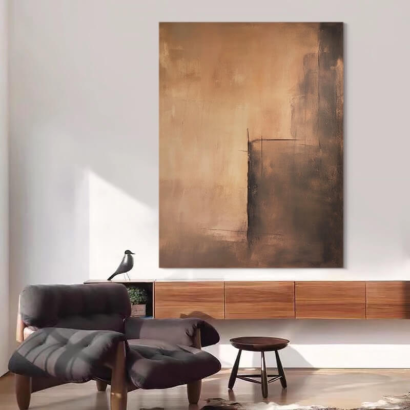 Wabi-Sabi Abstract Art Painting #wbsb21e69