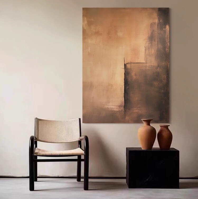 Wabi-Sabi Abstract Art Painting #wbsb21e69