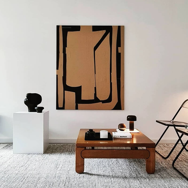 Wabi-Sabi Abstract Art Painting #wbsb21e72