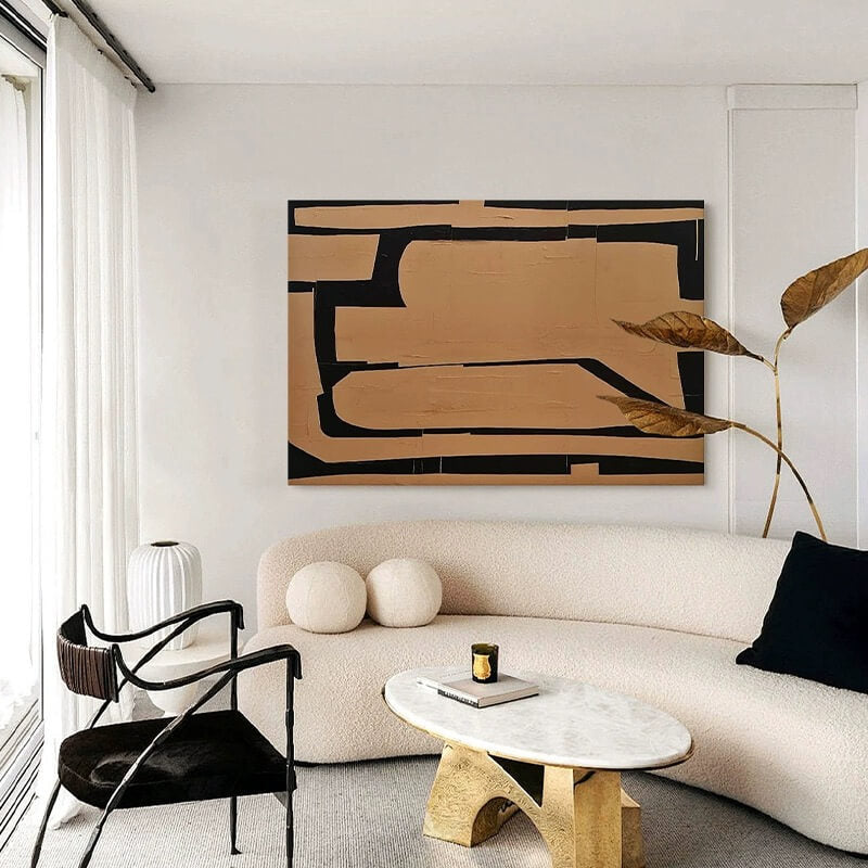 Wabi-Sabi Abstract Art Painting #wbsb21e72