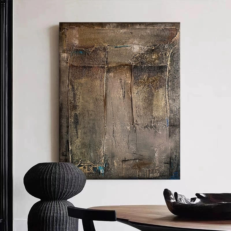 Wabi-Sabi Abstract Art Painting #wbsb21e73