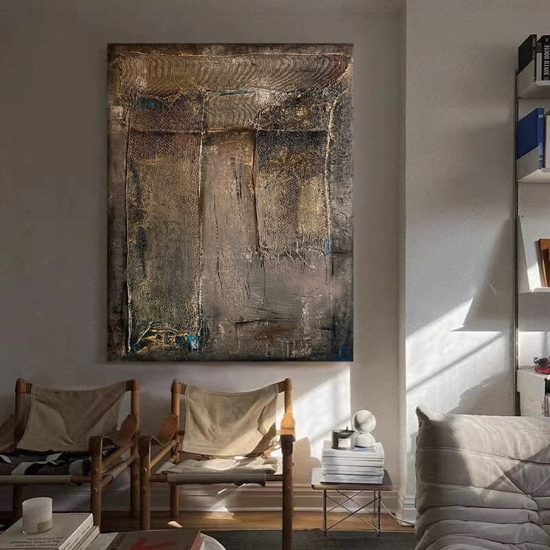 Wabi-Sabi Abstract Art Painting #wbsb21e73