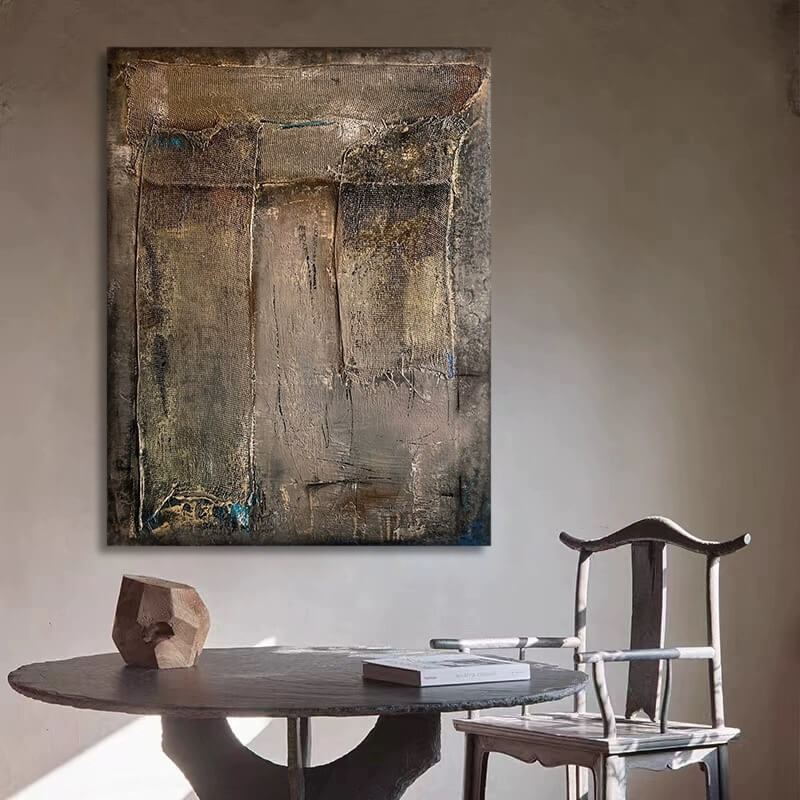 Wabi-Sabi Abstract Art Painting #wbsb21e73