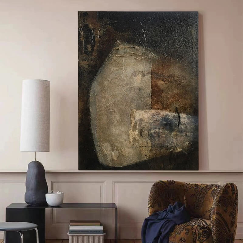 Wabi-Sabi Abstract Art Painting #wbsb21e74