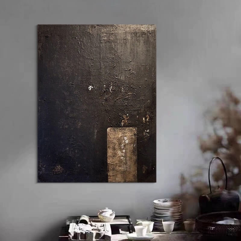 Wabi-Sabi Abstract Art Painting #wbsb21e76