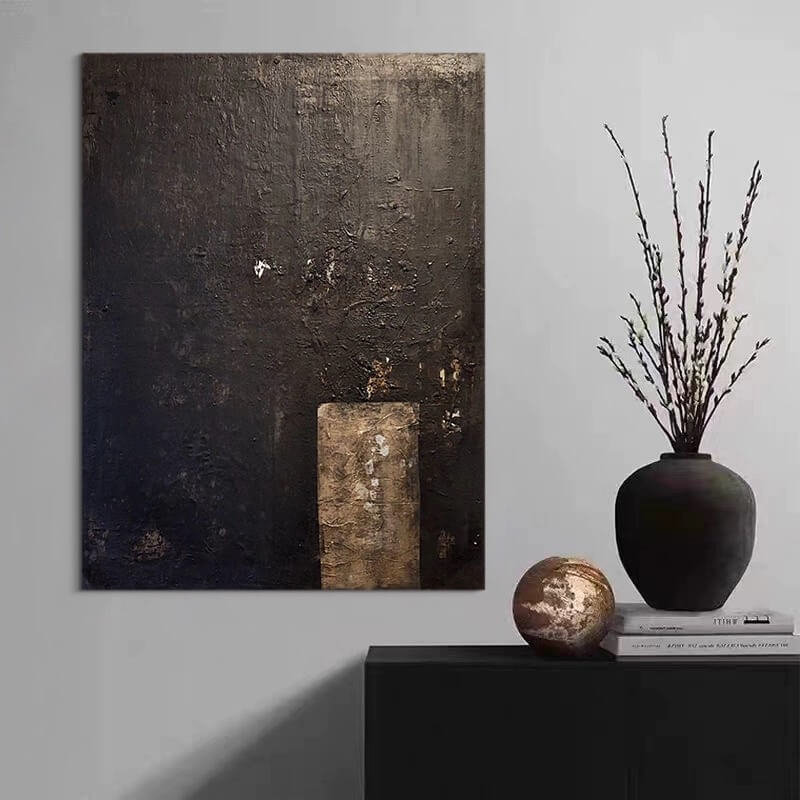 Wabi-Sabi Abstract Art Painting #wbsb21e76