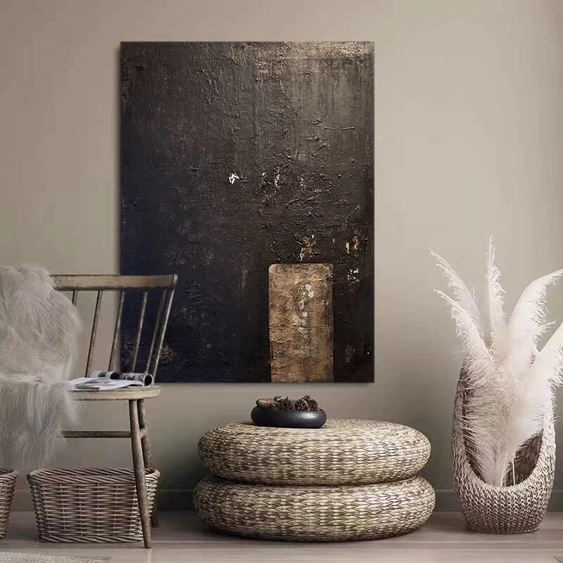 Wabi-Sabi Abstract Art Painting #wbsb21e76