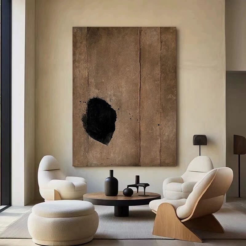 Wabi-Sabi Abstract Art Painting #wbsb21e77