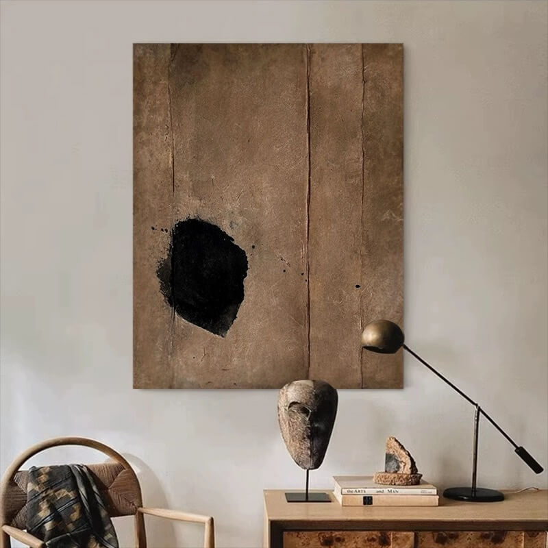 Wabi-Sabi Abstract Art Painting #wbsb21e77