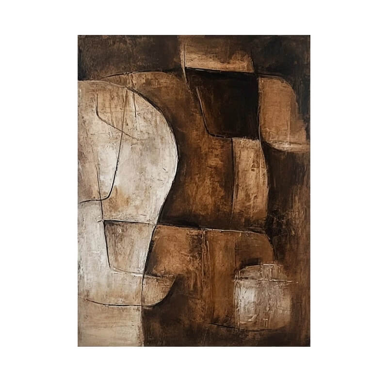 Wabi-Sabi Abstract Art Painting #wbsb21e79