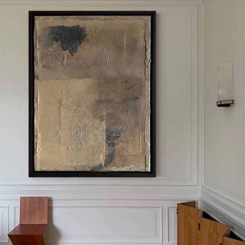 Wabi-Sabi Abstract Art Painting #wbsb21e80