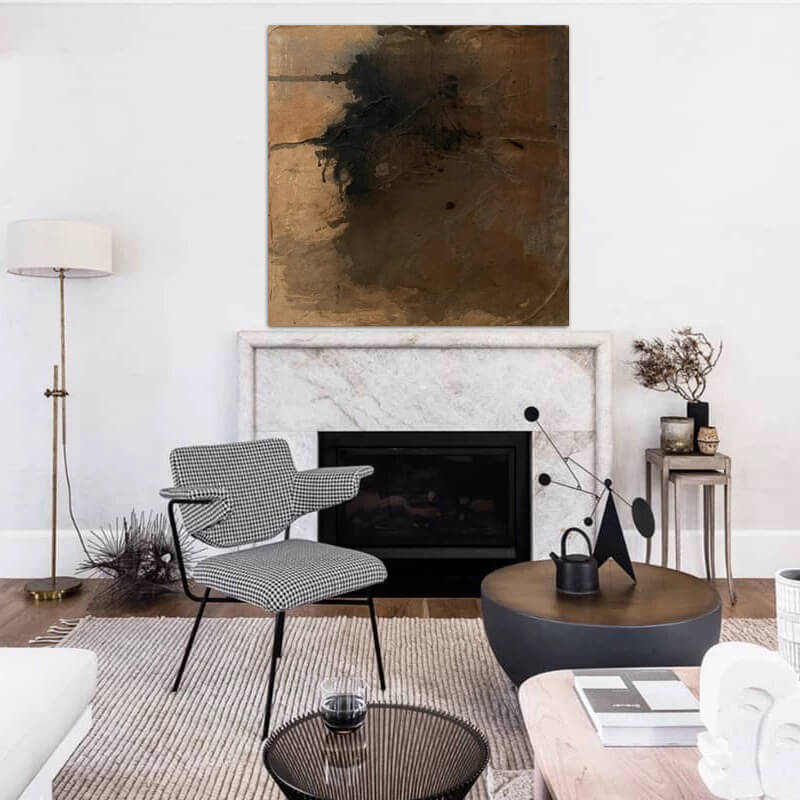 Wabi-Sabi Abstract Art Painting #wbsb21e81