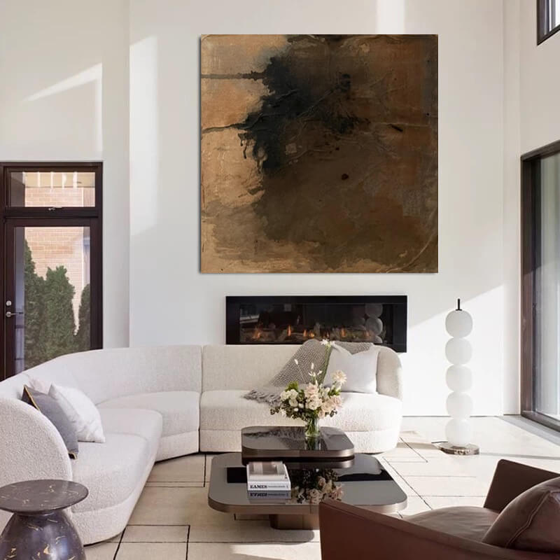 Wabi-Sabi Abstract Art Painting #wbsb21e81