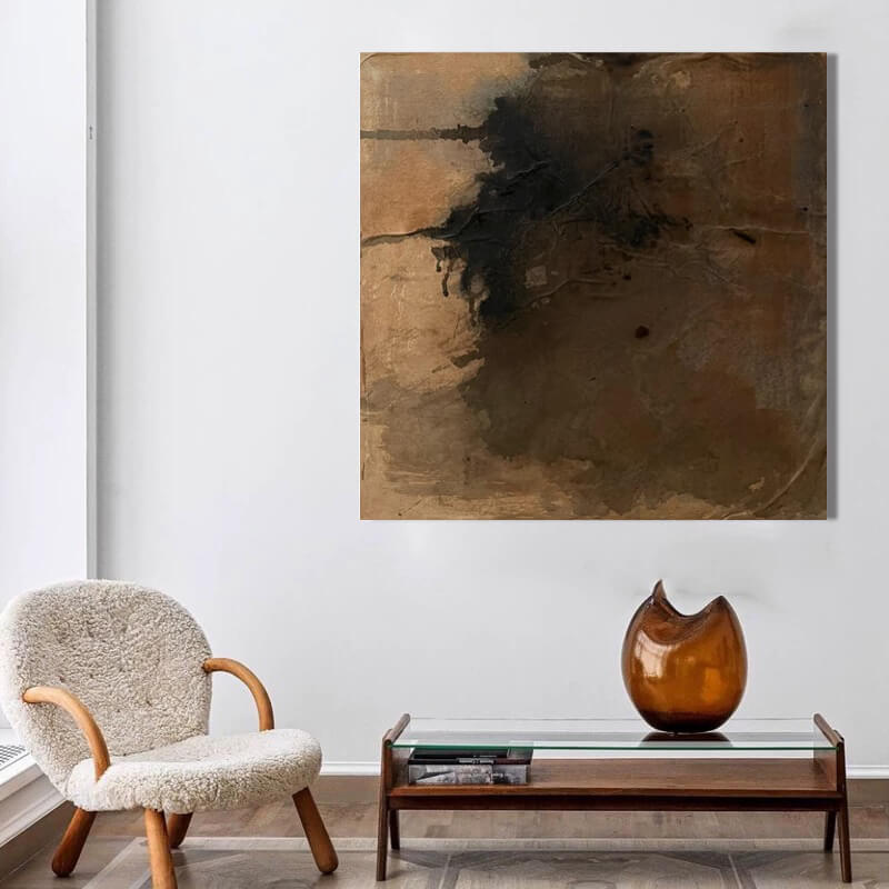 Wabi-Sabi Abstract Art Painting #wbsb21e81