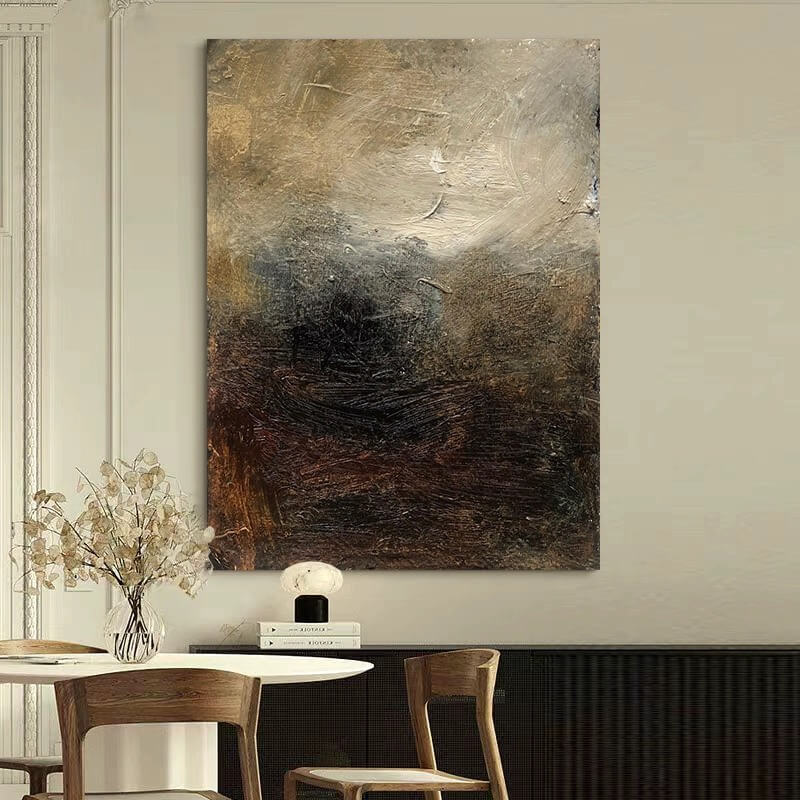 Wabi-Sabi Abstract Art Painting #wbsb21e82