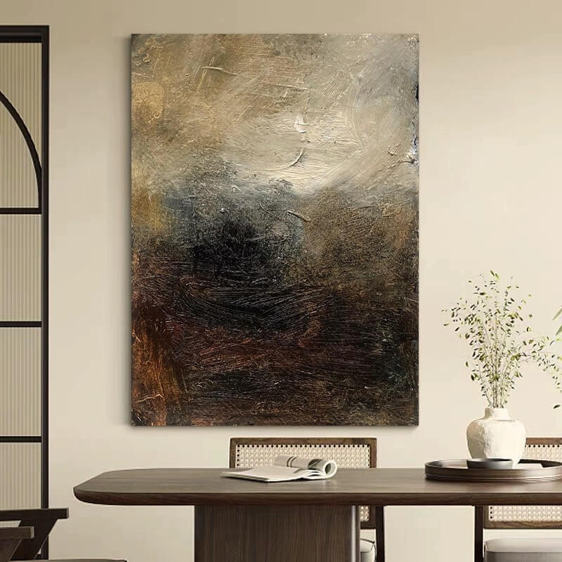 Wabi-Sabi Abstract Art Painting #wbsb21e82