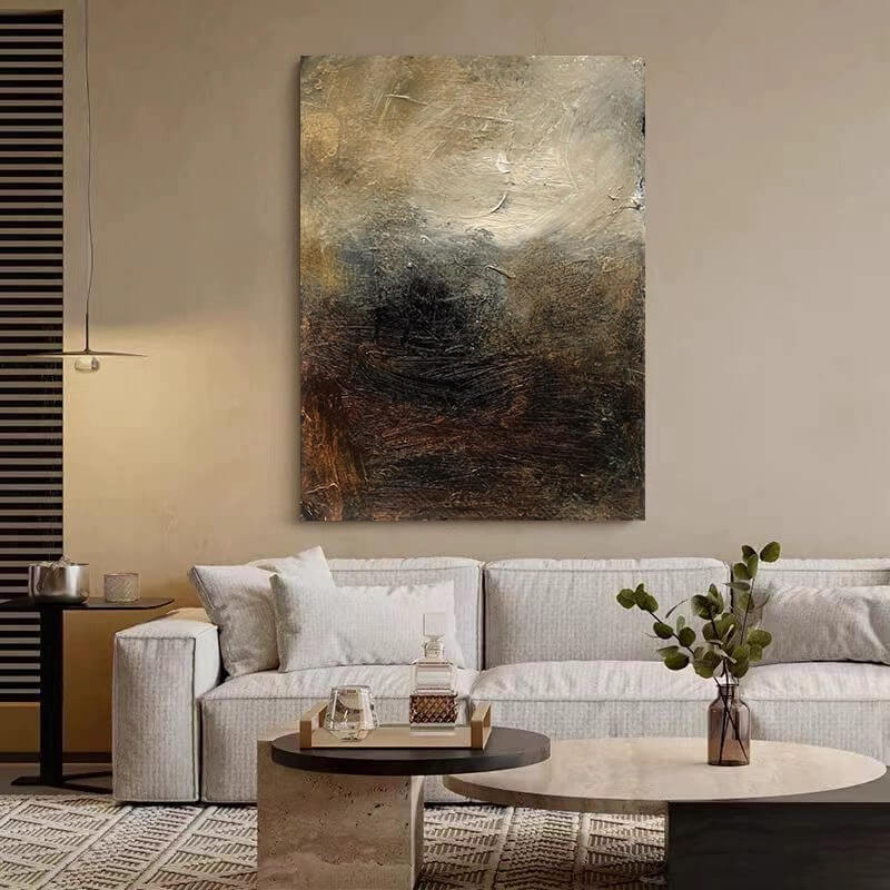 Wabi-Sabi Abstract Art Painting #wbsb21e82