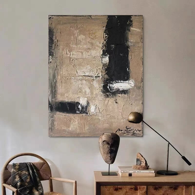 Wabi-Sabi Abstract Art Painting #wbsb21e83