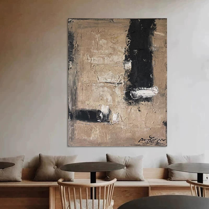 Wabi-Sabi Abstract Art Painting #wbsb21e83