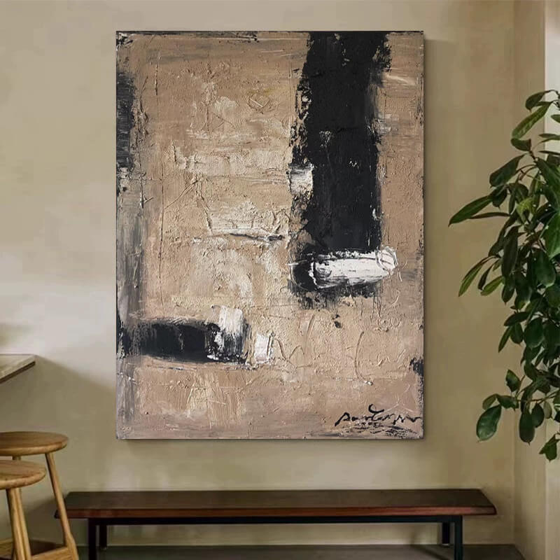 Wabi-Sabi Abstract Art Painting #wbsb21e83