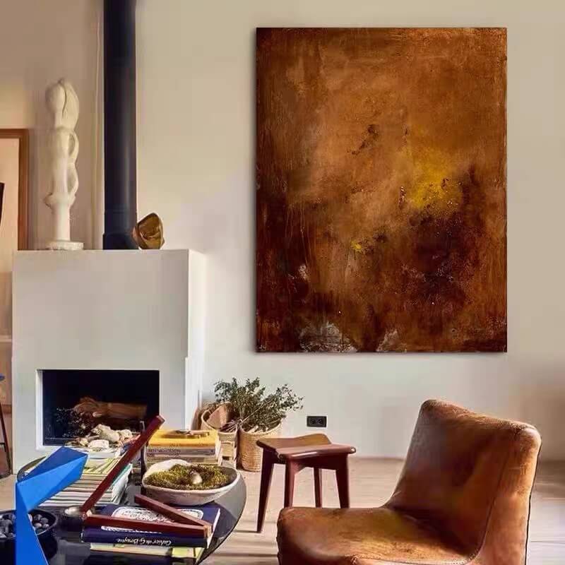 Wabi-Sabi Abstract Art Painting #wbsb21e84