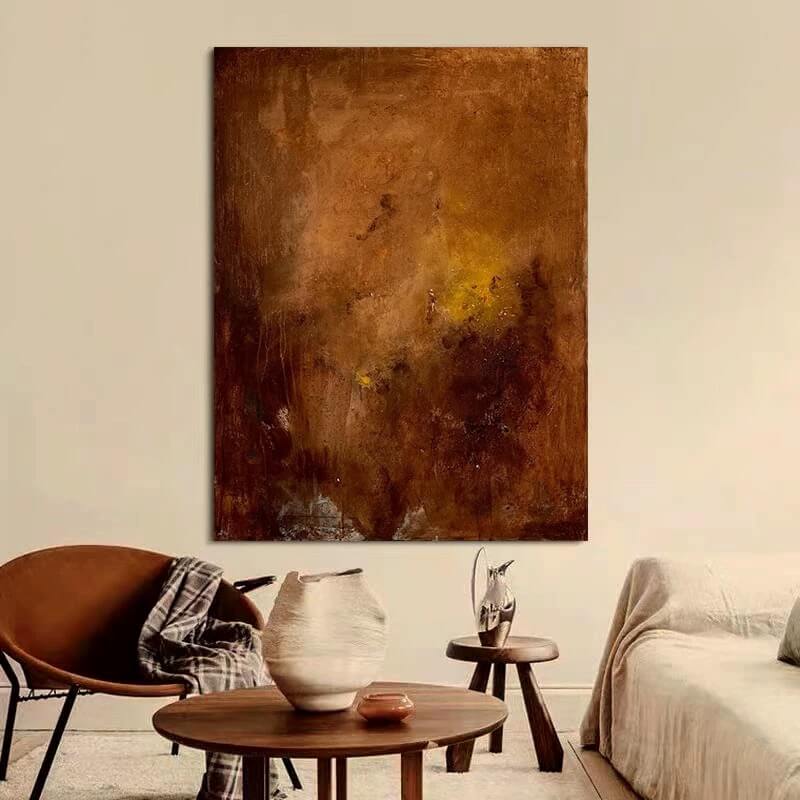 Wabi-Sabi Abstract Art Painting #wbsb21e84