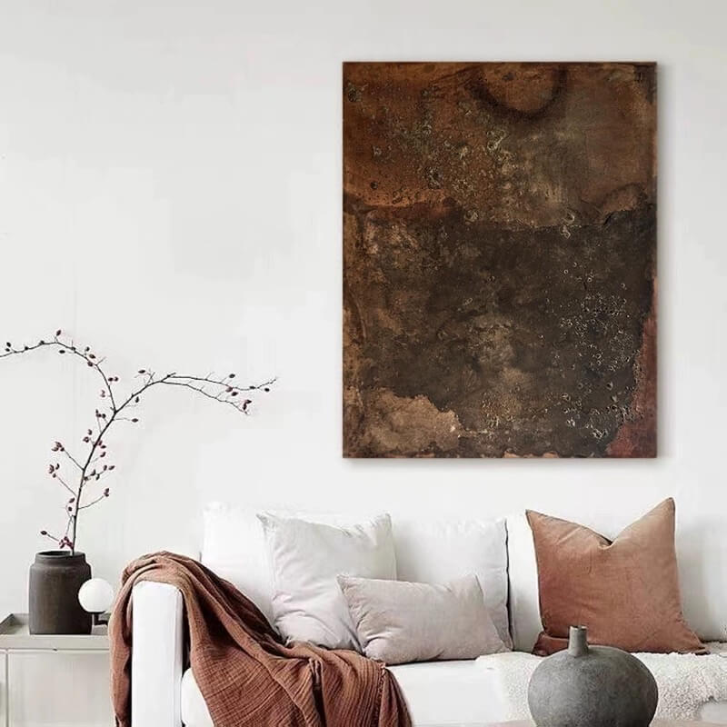 Wabi-Sabi Abstract Art Painting #wbsb21e86