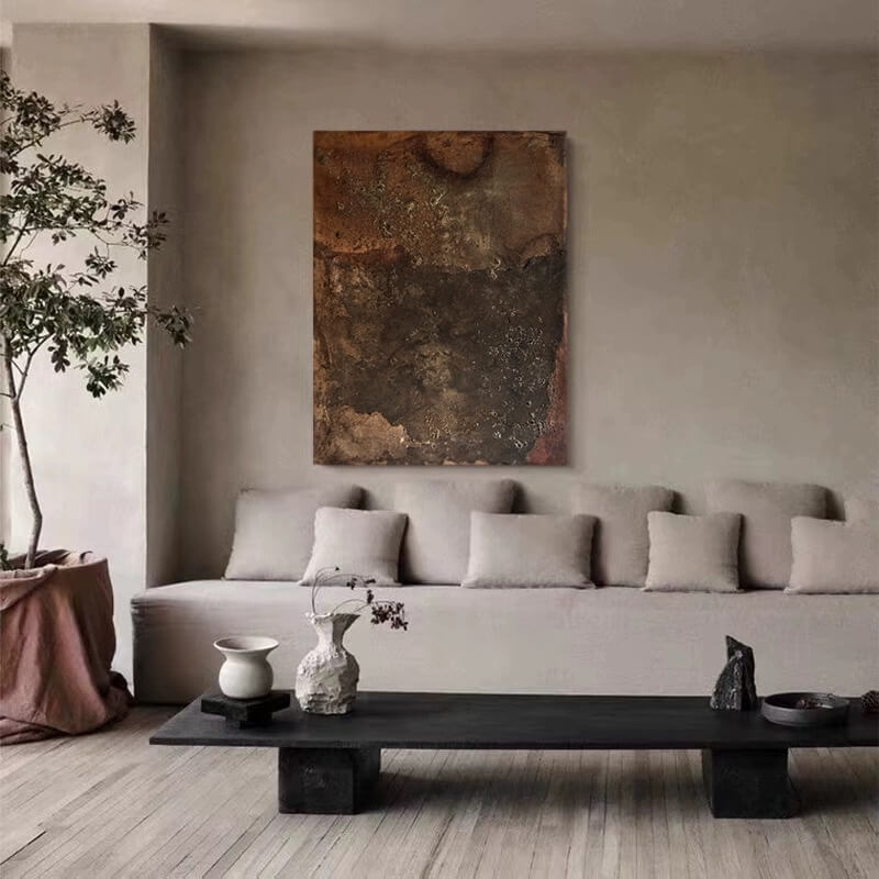 Wabi-Sabi Abstract Art Painting #wbsb21e86