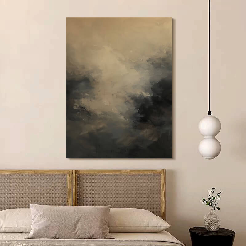 Wabi-Sabi Abstract Art Painting #wbsb21e87