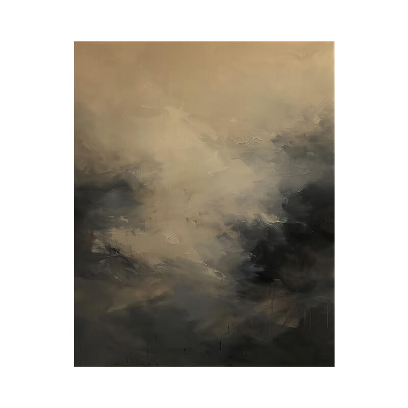 Wabi-Sabi Abstract Art Painting #wbsb21e87