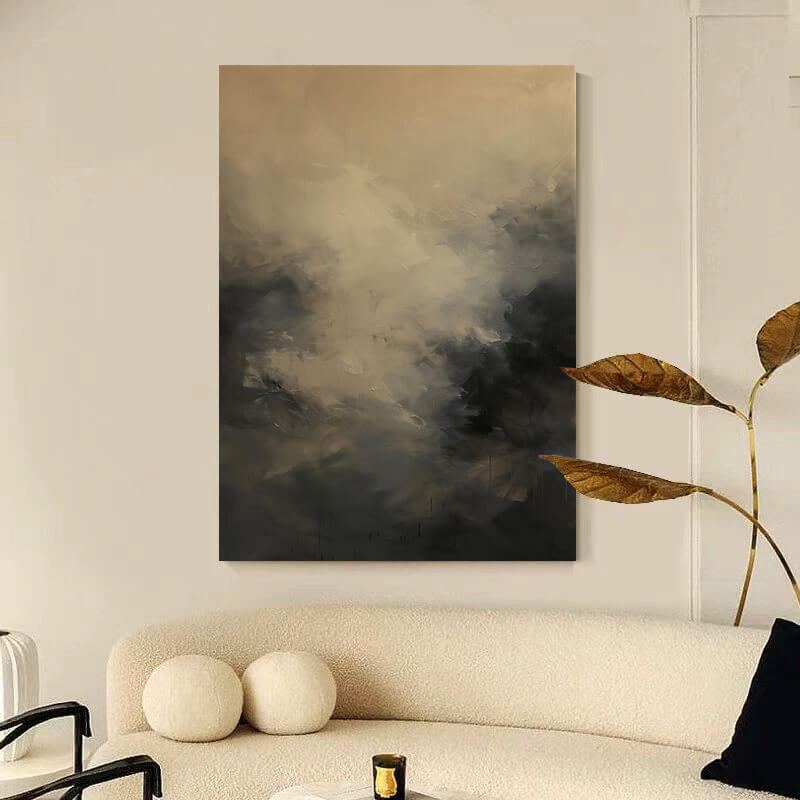 Wabi-Sabi Abstract Art Painting #wbsb21e87