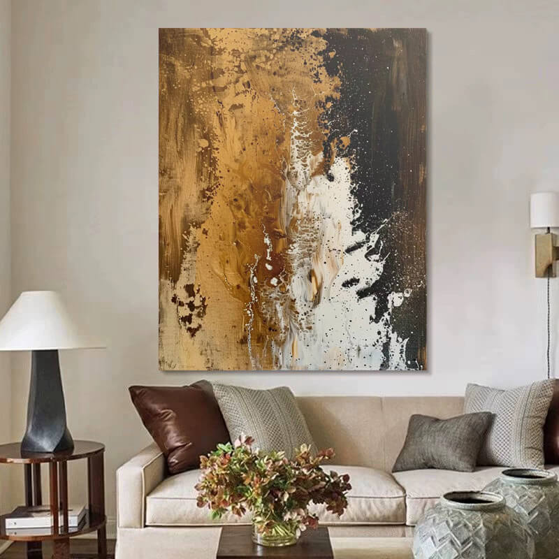 Wabi-Sabi Abstract Art Painting #wbsb21e88