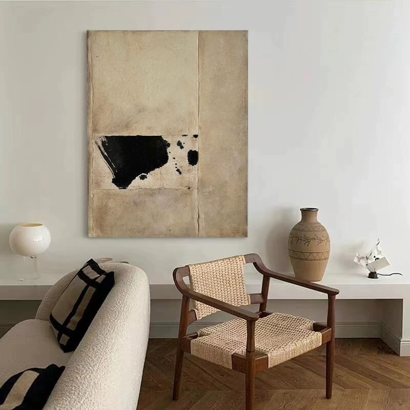 Wabi-Sabi Abstract Art Painting #wbsb21e91