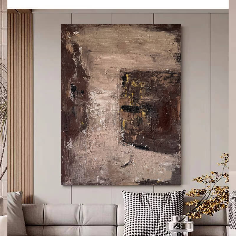 Wabi-Sabi Abstract Art Painting #wbsb21e92