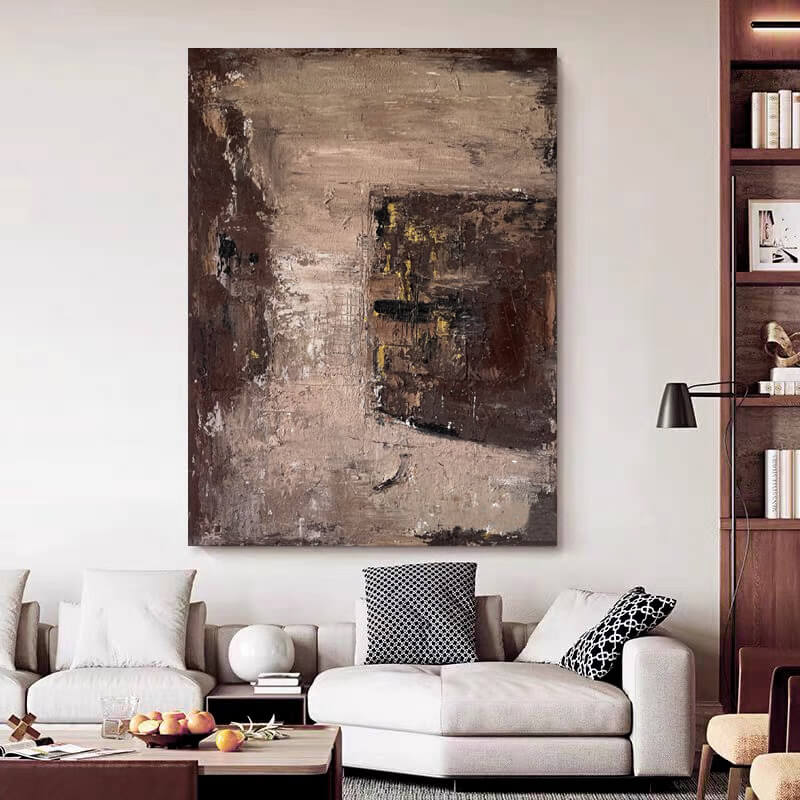 Wabi-Sabi Abstract Art Painting #wbsb21e92