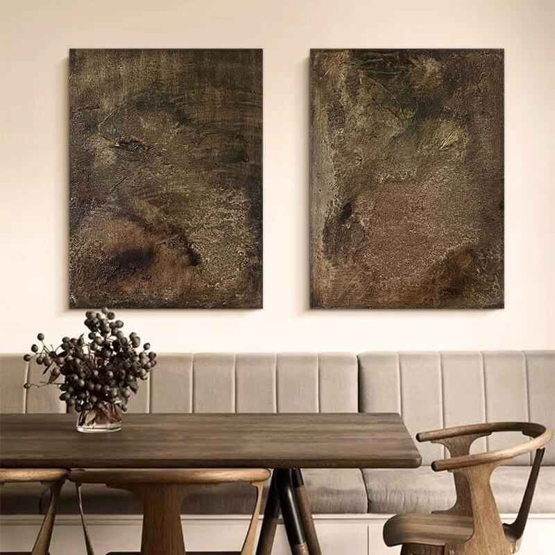 Wabi-Sabi Abstract Art Painting #wbsb21e93