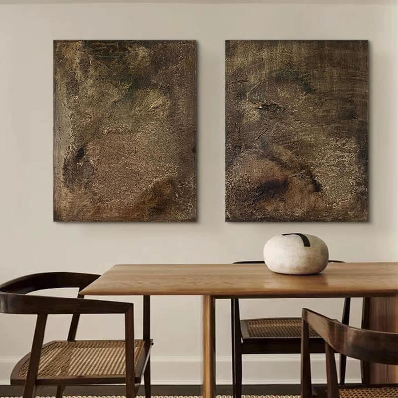 Wabi-Sabi Abstract Art Painting #wbsb21e93