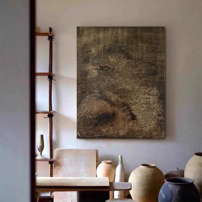 Wabi-Sabi Abstract Art Painting #wbsb21e93