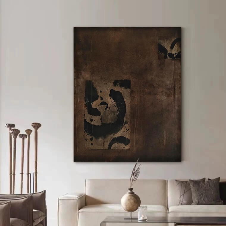 Wabi-Sabi Abstract Art Painting #wbsb21e94