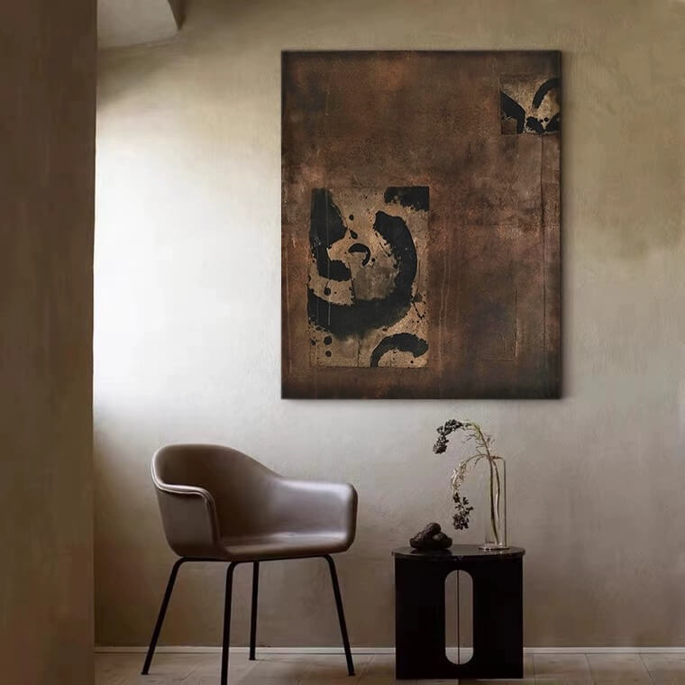 Wabi-Sabi Abstract Art Painting #wbsb21e94