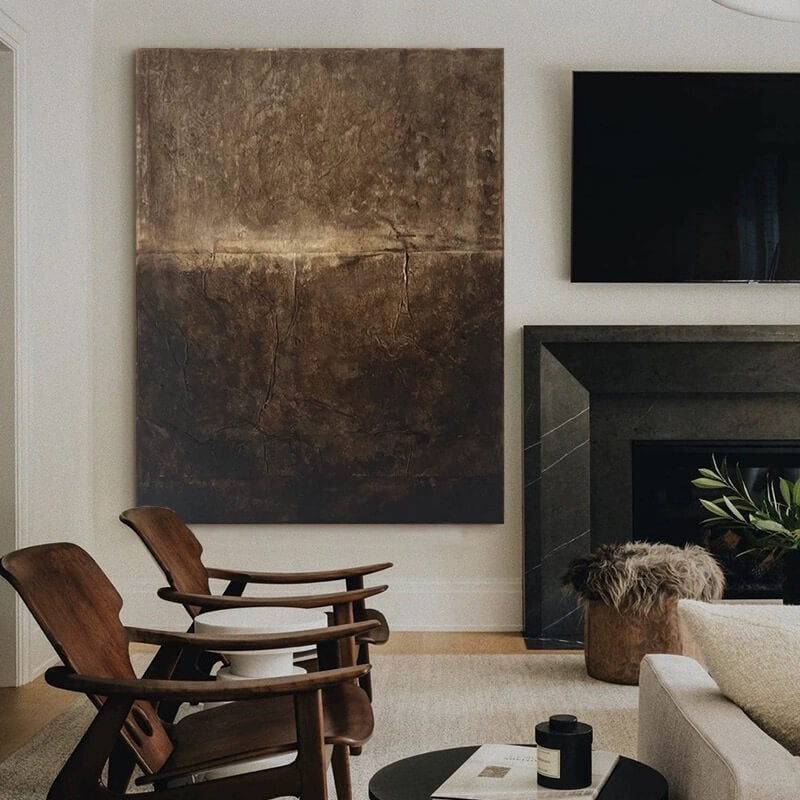 Wabi-Sabi Abstract Art Painting #wbsb21e96