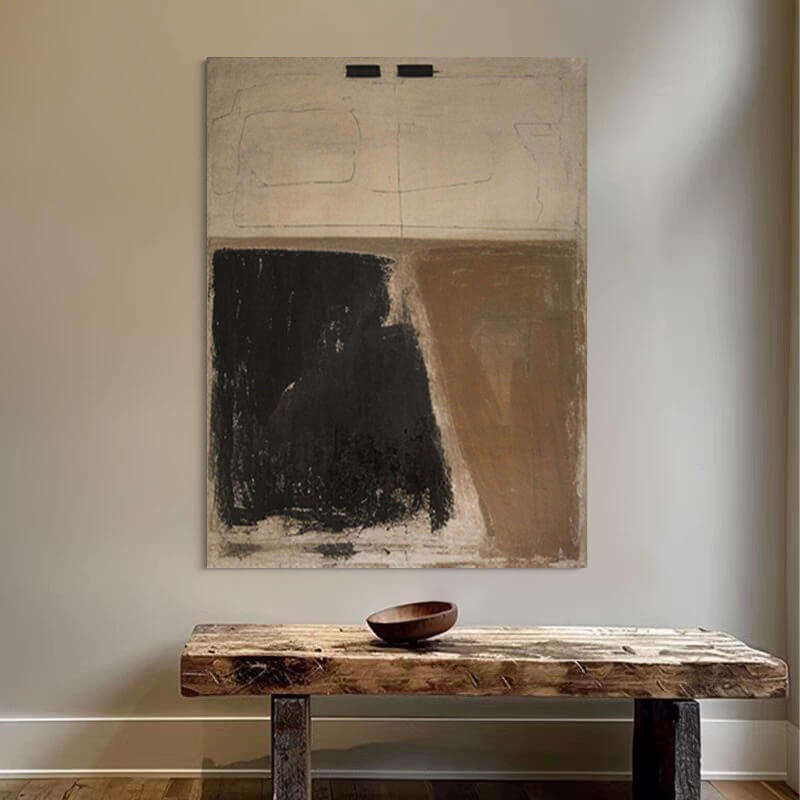 Wabi-Sabi Abstract Art Painting #wbsb21e97