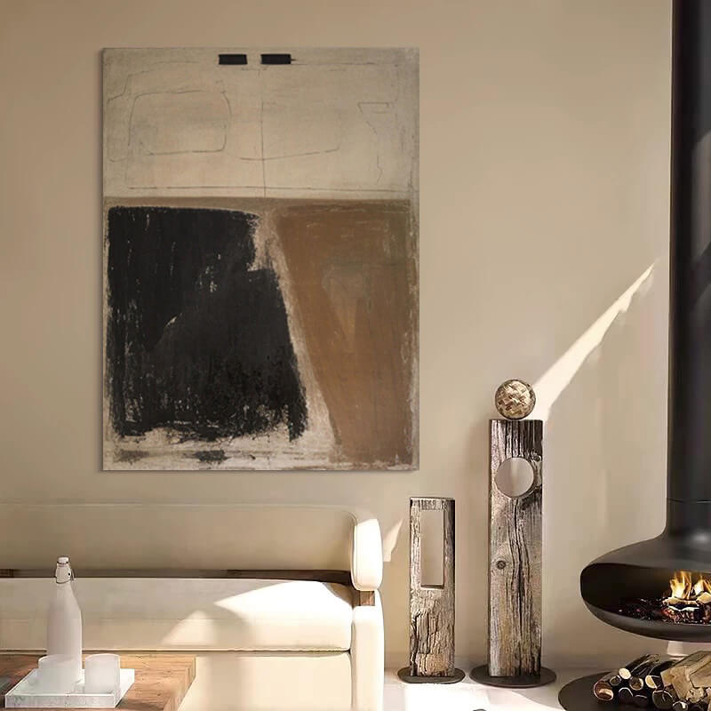 Wabi-Sabi Abstract Art Painting #wbsb21e97